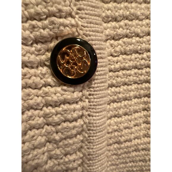 MEROKEETY Button Down Sweater Cardigan with Pockets Cream NWT Size XL - Picture 3 of 9